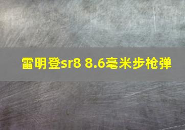 雷明登sr8 8.6毫米步枪弹